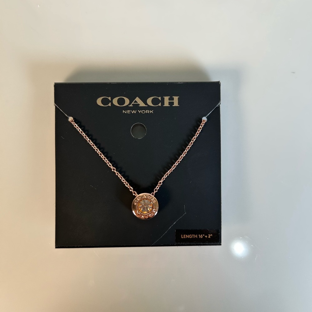 New Coach necklace and earrings set Gift for Valentines - Picture 4 of 4